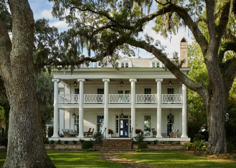 restored two-story traditional home in isle of hope savannah georgia