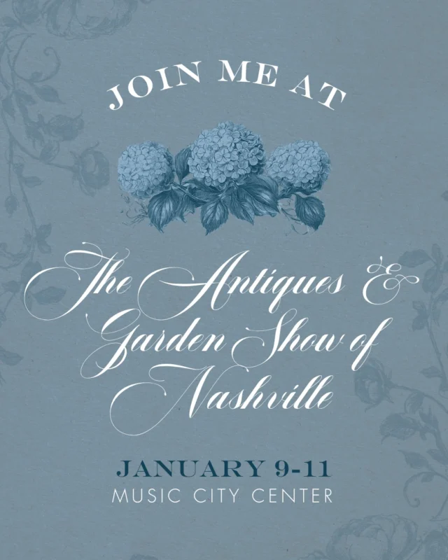 ✨ Excited (and so honored) to share that I’ll be attending the Antiques & Garden Show of Nashville (@antiquesandgardenshow) next weekend as an invited guest.

I’ve always been drawn to pieces that tell a story — the kind with history, character, and a past that makes a home feel layered and lived-in. Being surrounded by dealers and collectors who value that same sense of storytelling feels incredibly special.

Follow along next weekend as I share my experience, behind-the-scenes moments, and the unique finds that speak to me along the way 🤍🌿

#AGS2026 #NashvilleDesign #AntiquesWithStory #CollectedHome #DesignInspiration